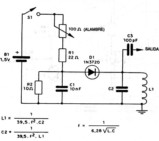 Oscilador Com Diodo Tunel
