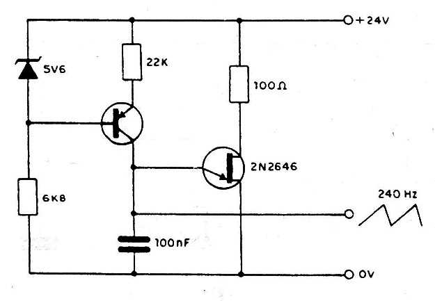 Generador Diente de Sierra 2N2646
