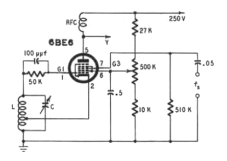 Oscilador Modulado 6BE6 
