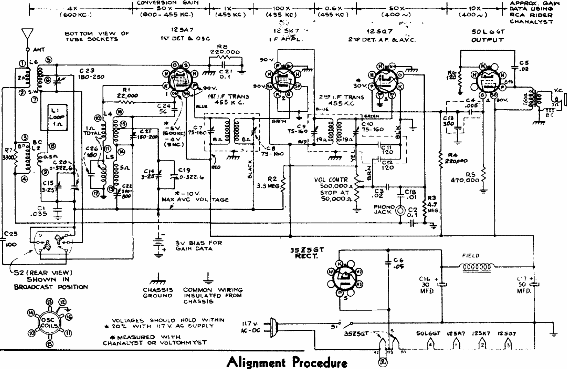 Radio RCA 34X de 1942 
