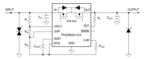 Figura 5 - Circuito con componentes adicionales de protección
