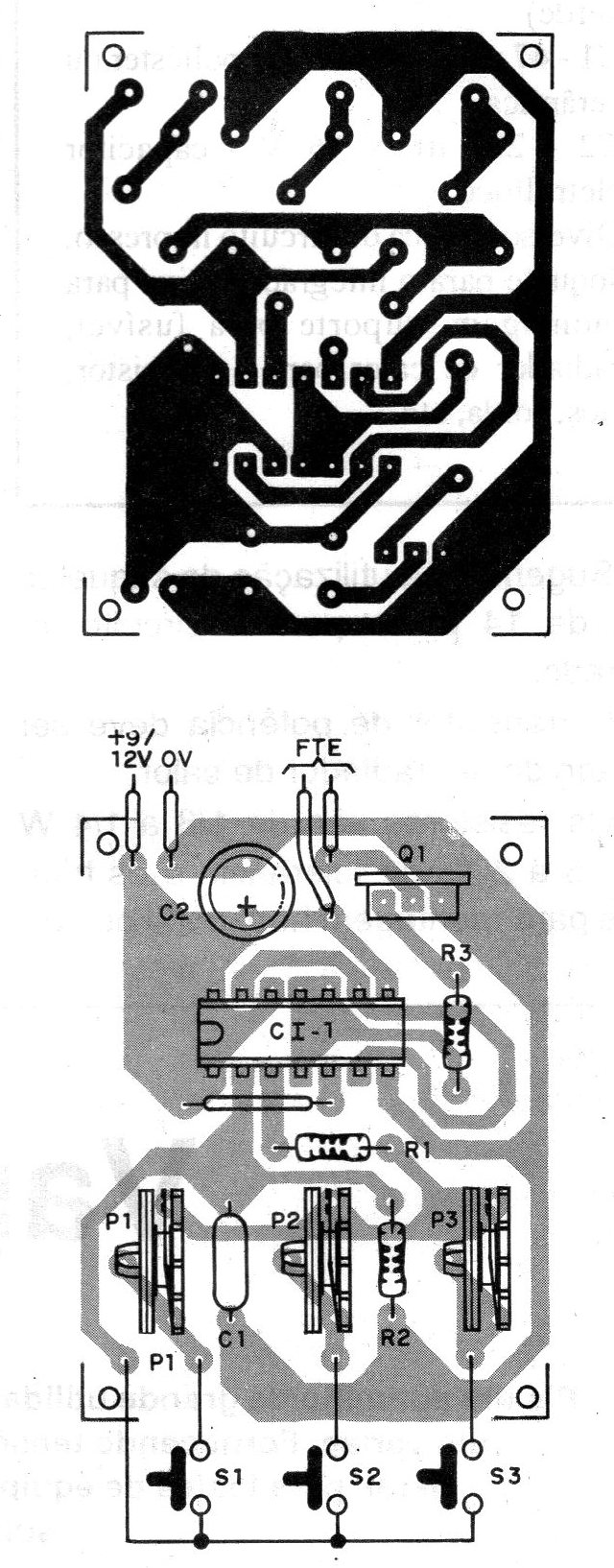 Figura 2 - Placa para el montaje
